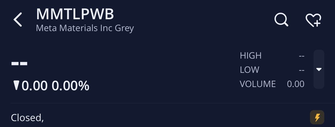 xMarketNews's tweet photo. $MMTLP WEBULL CHANGES TICKER TO MMTLPWB AND CLAIMS IT’S ON THE GREY MARKET ✅ https://t.co/XcDN6besxv