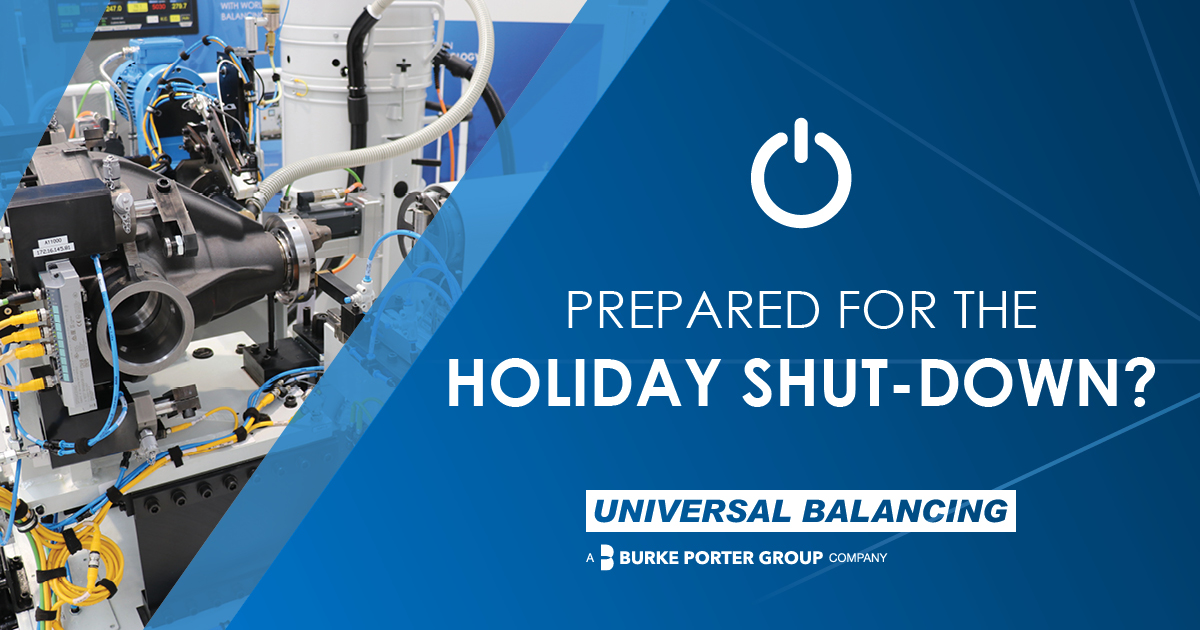It’s that time of year again when your balancing machine may soon be sitting unused for an extended length of time. ⛄❄️

To make sure your machine is ready to go with minimal effort in the new year, we’ve written this handy guide
bit.ly/3UNILl2

#UniversalBalancing