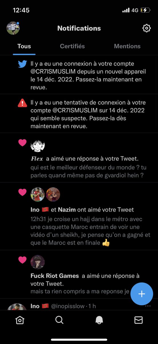 CR7ISMUSLIM's tweet photo. Je change pas le mdp ça peut être très drôle https://t.co/clA9vfhDHN