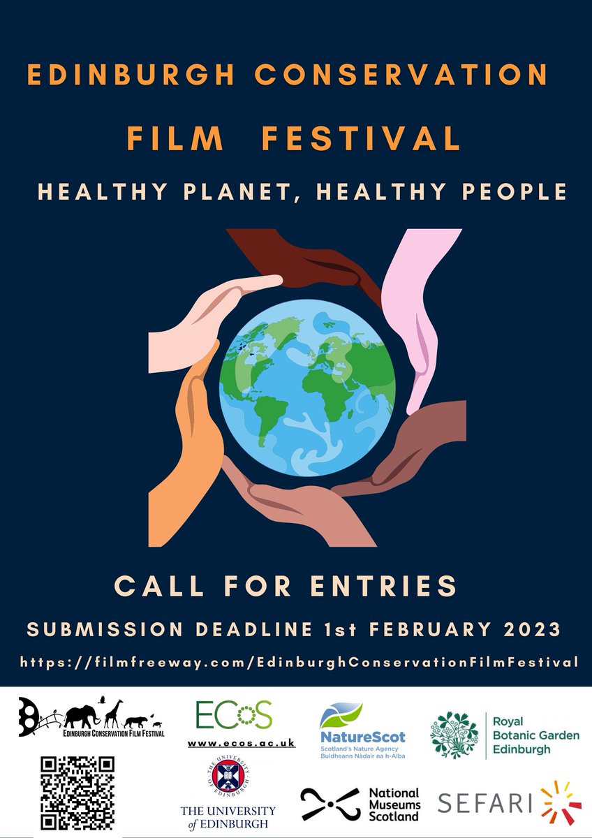 Edinburgh Conservation Science (ECoS) is delighted to announce our second Edinburgh Conservation Film Festival. For details and film submissions visit edin.ac/3weTXwf