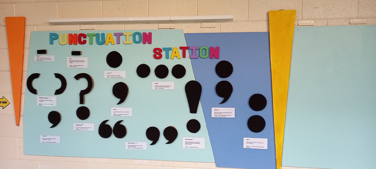 Thanks to Ms Kennedy and Irene Carrizo for our wonderful Punctuation Station #literacy <a href="/accsirl/">ACCS</a> <a href="/ire_edu/">Caroline Clarke</a> <a href="/jctEnglish/">JCT English</a>