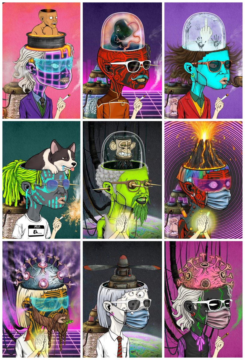 LegallyKiwi's tweet photo. Some of my favourite Empty Headers from my collection. @emptyheaders #EmptyHeaders #CoolArt #NFTs #NATF https://t.co/VMWDh5p8bY