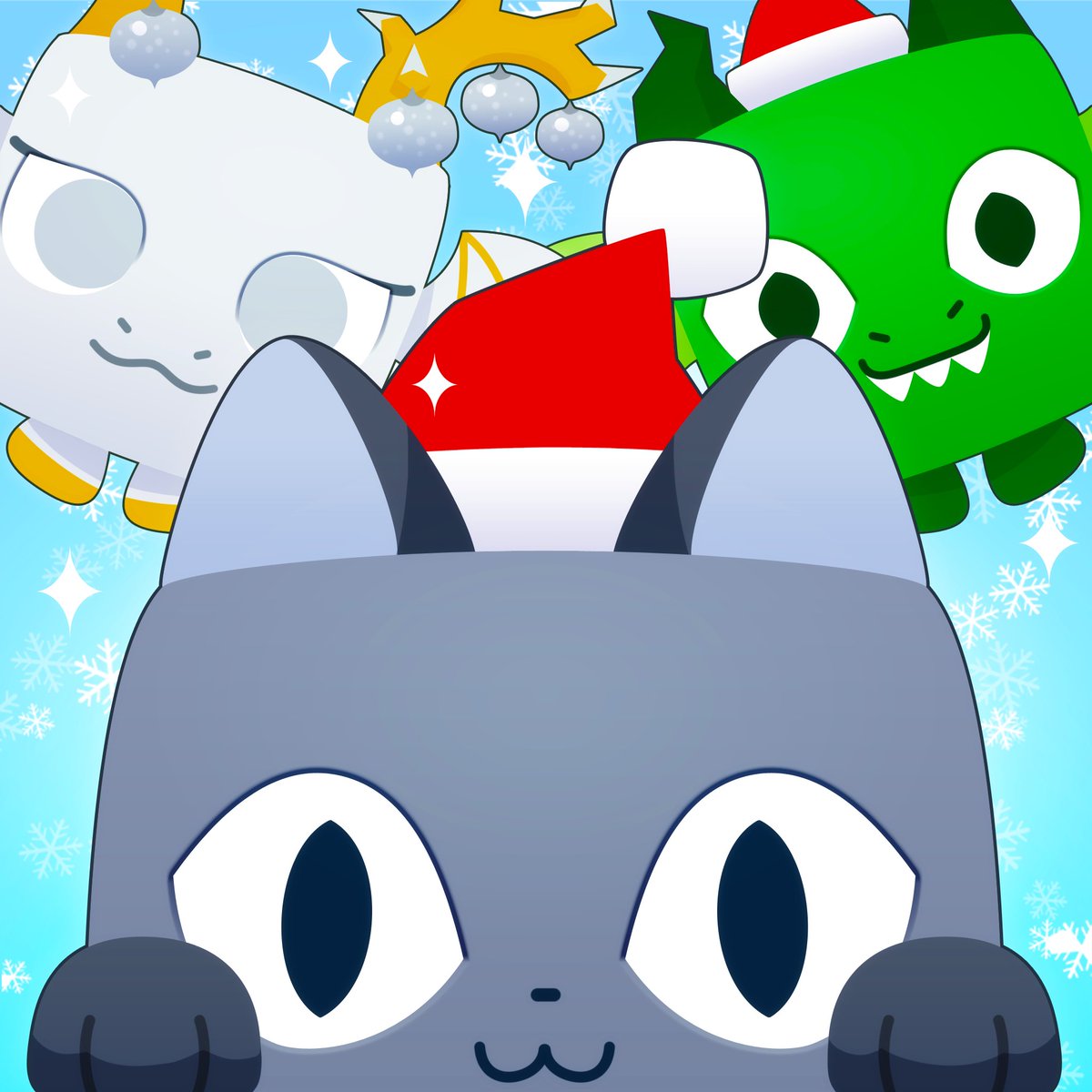 NewsObby's tweet photo. Time to get cozy, the Christmas Event in PKOB is HERE! ☃️

All new Christmas Event Area, 6 New eggs, 23 pets, Festive Huge Cat, FREE gifts, and so so so much more! 🎁✨

Play: https://t.co/t6yYsv8Vcg https://t.co/3Gjd6proCn