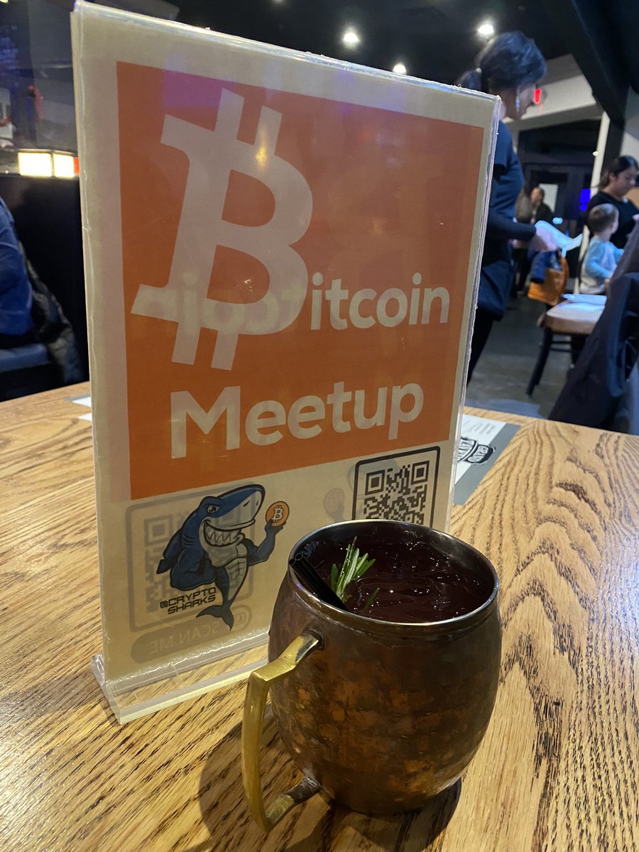 MIBitcoinMeetup's tweet photo. Such a great turnout yesterday! Took this 30mins before start time 🥂 Thank you Bitcoin Fam for always showing up and helping the community grow and learn🤩 https://t.co/KI3LLJuBSr