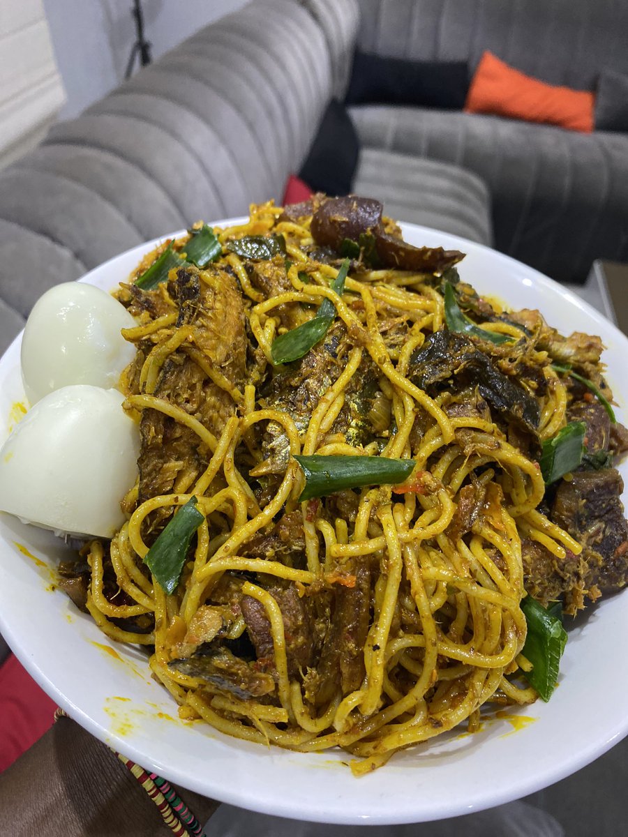 SOI COLLECTION on Twitter "RT Soyi_Hadassah Palm oil spaghetti 😍"