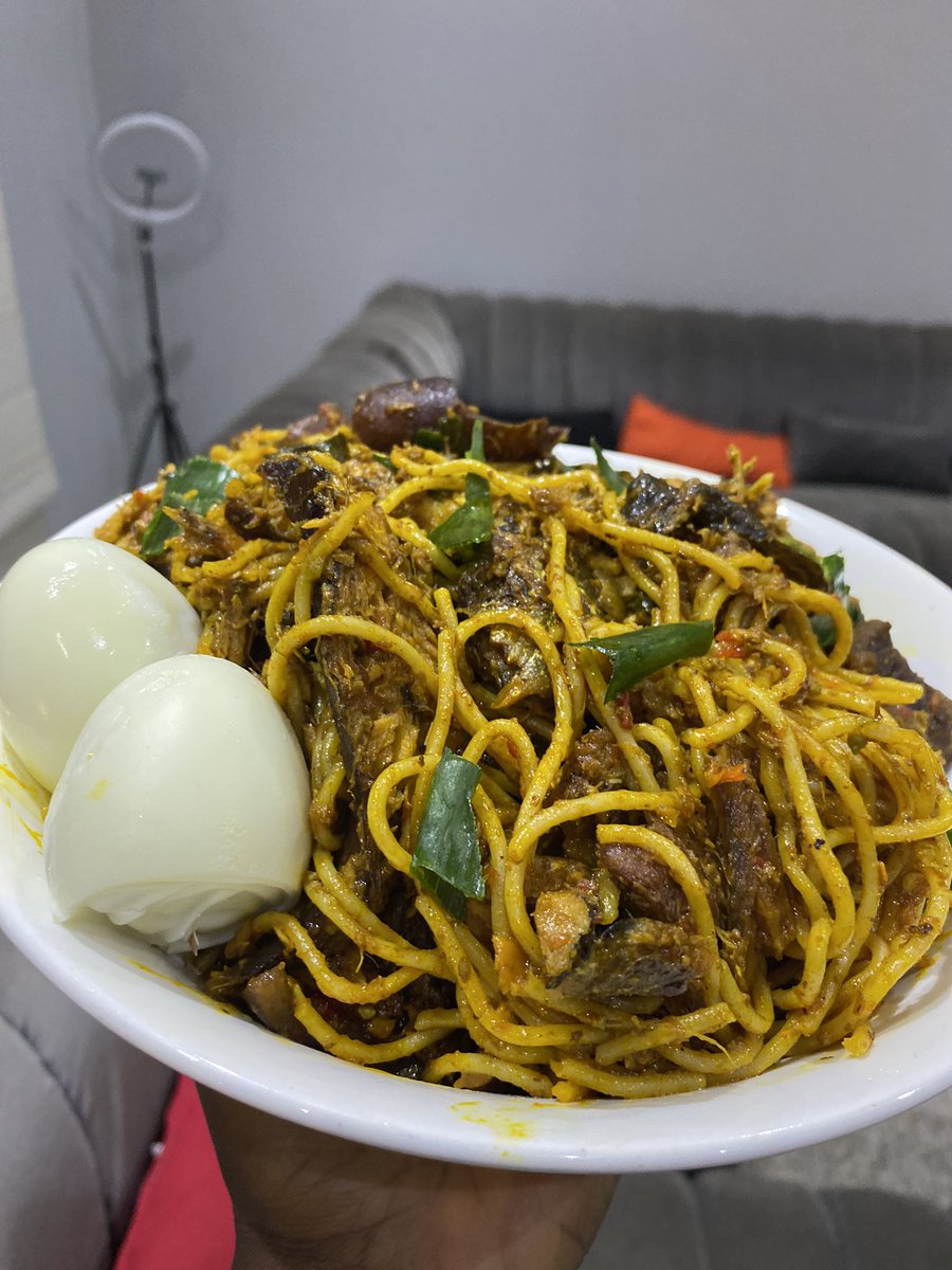 SOI COLLECTION on Twitter "RT Soyi_Hadassah Palm oil spaghetti 😍"