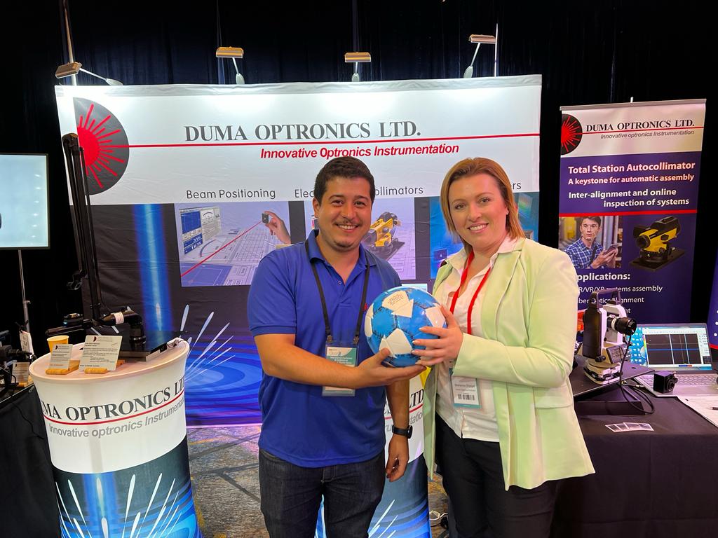DOptronics's tweet photo. As a part of Duma's participation on Oasis8 in Tel Aviv, Duma drew several Footballs. A few hours before Argentina-Croatia game, a football was awarded to Gavish. Amazingly, the football was colored and branded with Argentinian flag colors, which later on won the game. https://t.co/rDeQ0oZmq4