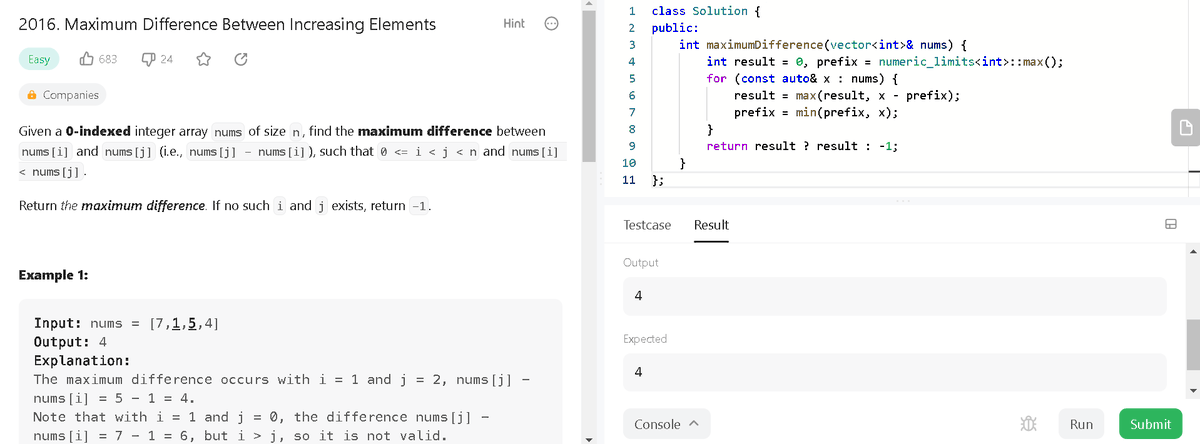 kartikcodes's tweet photo. Day 349
Solved Maximum Difference Between Increasing Elements problem
@scaler_official @interview_bit
#scalerdiscord #everydaycode 
@gfg @LeetCode #codestudio https://t.co/3iEZPTR24j