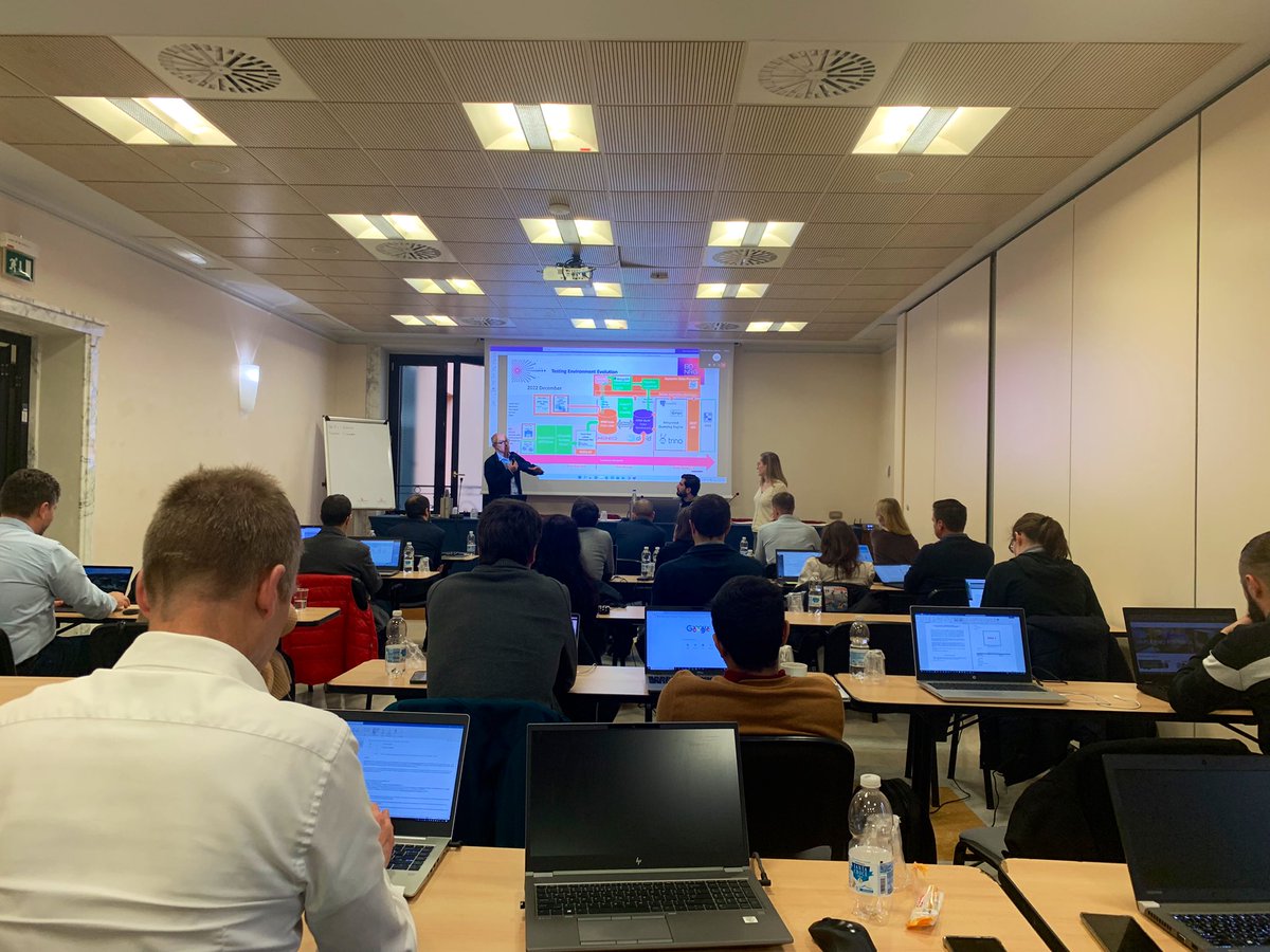 Primer meeting a Roma del Projecte europeu <a href="/Bd4Nrg/">BD4NRG</a> en el qual <a href="/ajsantcugat/">Aj. Sant Cugat</a> participa amb 3 edificis Pilots. L’automatització i gestió d dades dels edificis🏢 x poder reduir consums energètics potenciant les energies renovables q tenim (fotovoltaica, solar tèrmica i geotèrmica)☀️