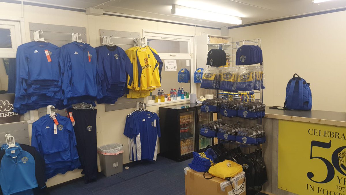 Club shop open tonight...6 to 8pm....come and collect....Wed 21st Dec will be last collection date and shop will reopen in the new year.