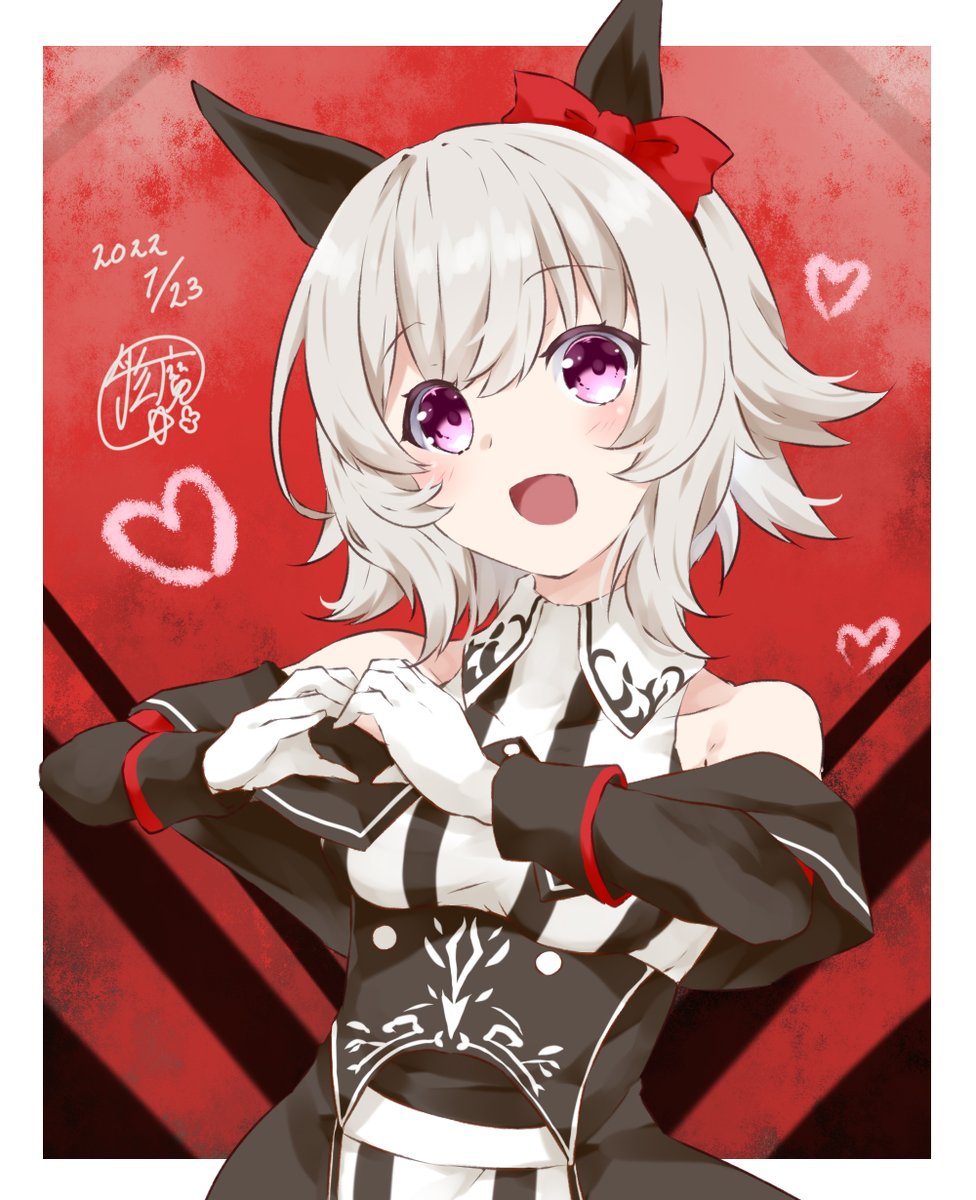 カレンチャン(ウマ娘) 「去年一枚描いたのですが、今年からよくウマ娘を描く様にもなりました。……なにが特級」|星華　彩二魔＠100日チャレンジ中のイラスト