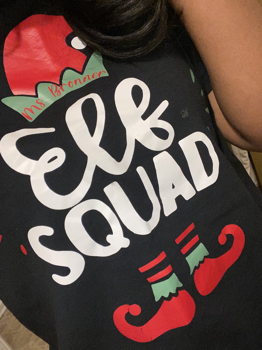 MsCBronner's tweet photo. 10 Days of Holiday Cheer #day7 #elfsquad #Parklanesoars @Parklane_Eagles https://t.co/uKXe3cR578