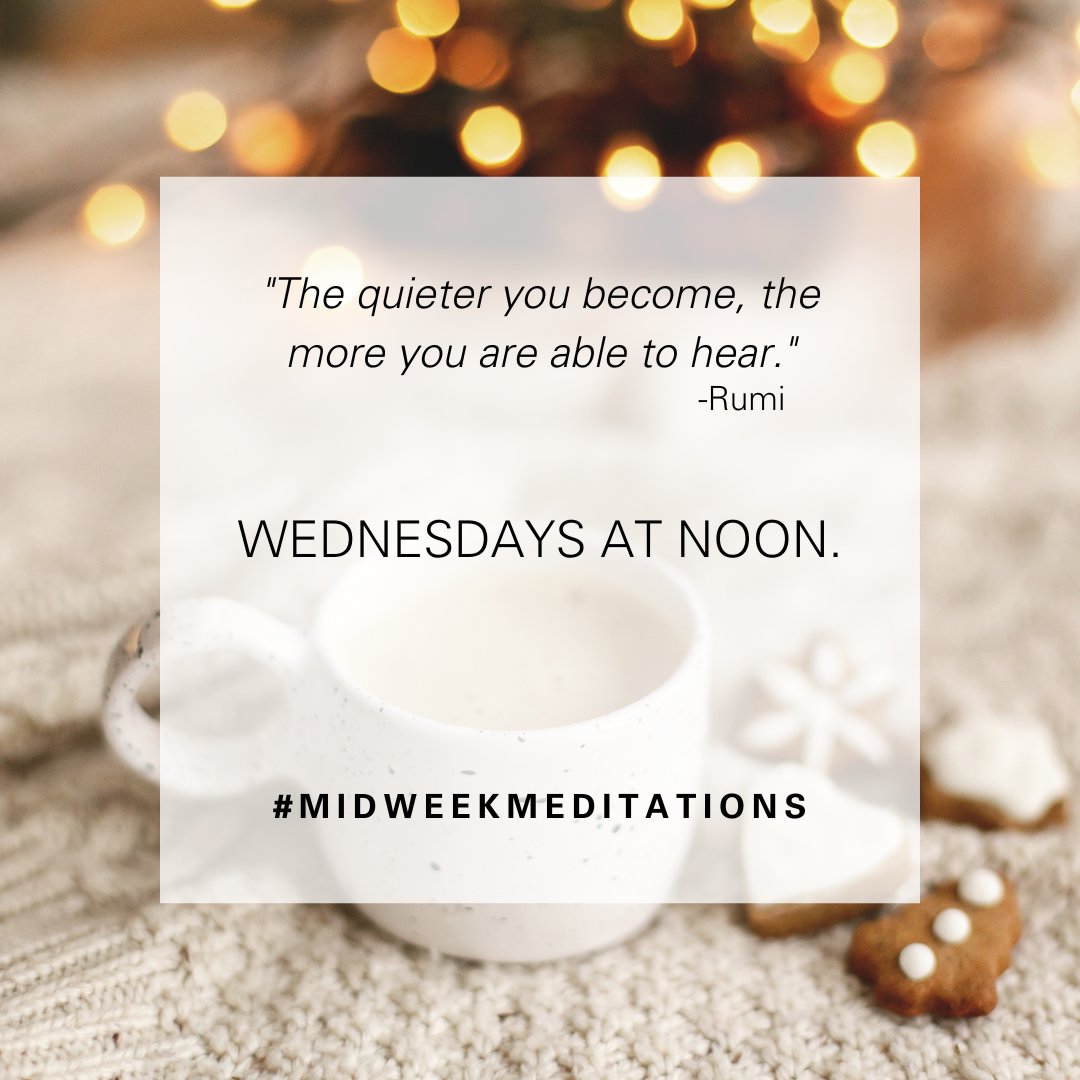 ishtmc's tweet photo. Take a break. Take a breath.

Join our midweek meditations as we explore contemplative practices from across traditions and build community.

Weekly on Wednesdays | 12:00 PM CT

Register today, free of charge:
https://t.co/9I429wh28g

#ISHTMC #meditation #pause #breathe #be https://t.co/YpTQL5hiHr