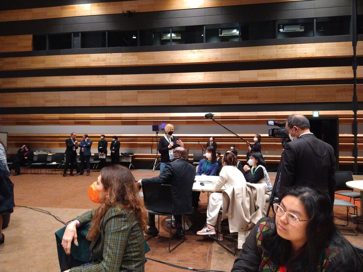 aitsuji2's tweet photo. @UNWTO Gastronomy Tourism World forum I joined World Cafe exchanging opinions from fieldwork participation.
 Recommendation was rather concentrated on more strict obedience of sustainability. #WFGT2022 https://t.co/PcFI1P029b