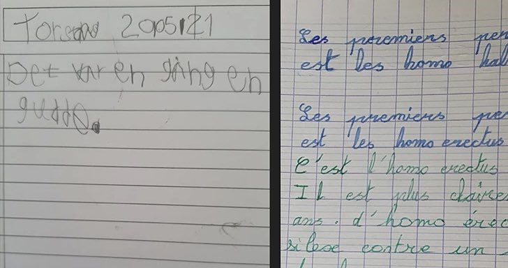 ”Efter dyslexidiagnosen fick min son  en dator som hjälp för att skriva och läsa. Den blev snabbt ett extra-jag. Alla ansåg att detta var en nödvändig hjälp för honom. När vi kom till Frankrike var han 11 år och hans handskrift nästintill oläslig.” >> 

lararen.se/grundskollarar…