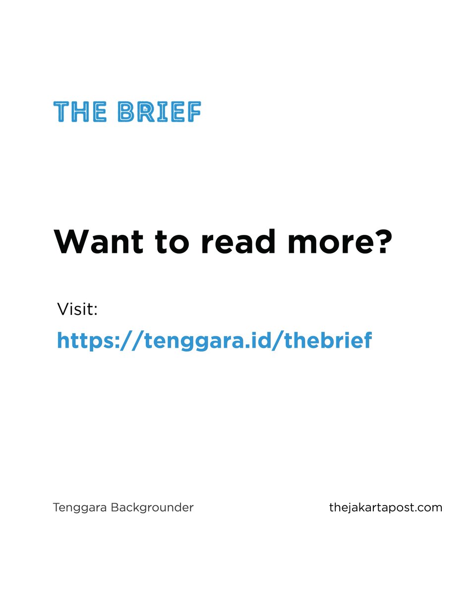 tenggaraid's tweet photo. Tenggara Backgrounder
Digital rupiah to pressure electric money and digital wallet dominance
Want to read more? Click link on our bio or visit https://t.co/LW9fHRrMdW
#tenggarabackgrounder #thebrief #bankindonesia #digitalrupiah #CBDC #projectgaruda #metaverse #crypto https://t.co/OEkxHn0Jkc