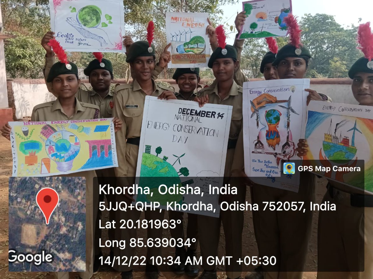 AsimaSatpathy's tweet photo. Observation of National Energy Conservation Day on 14th Dec.2022 to raise awareness on limiting energy loss.
1 ANO,38 cadets participated in this event at https://t.co/35RmQ0O3j0 (Autonomous),Khordha. 
@1OdishaGirlsBn 
@kalinga_sagar
@utkalpride https://t.co/AQG2JTtg5m