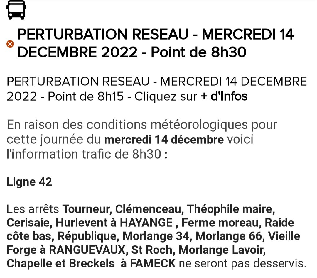 StadiusMove's tweet image. Point de 8h30 info trafic Citéline