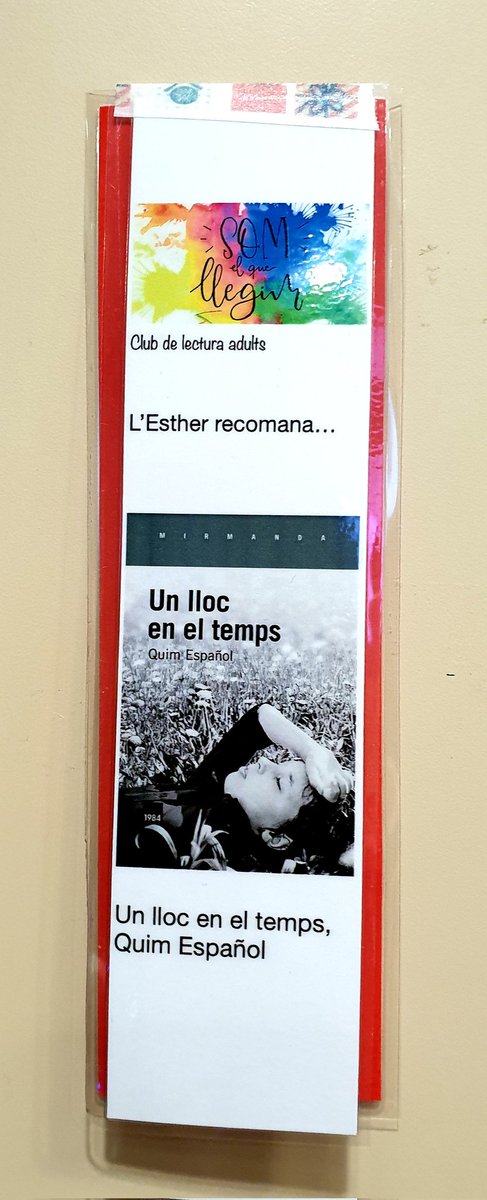 elquellegim's tweet photo. Dia 14. Avui l'Esther ens recomana Un lloc en el temps de Quim Español a @Edicions1984 https://t.co/lFuLEDDdAG