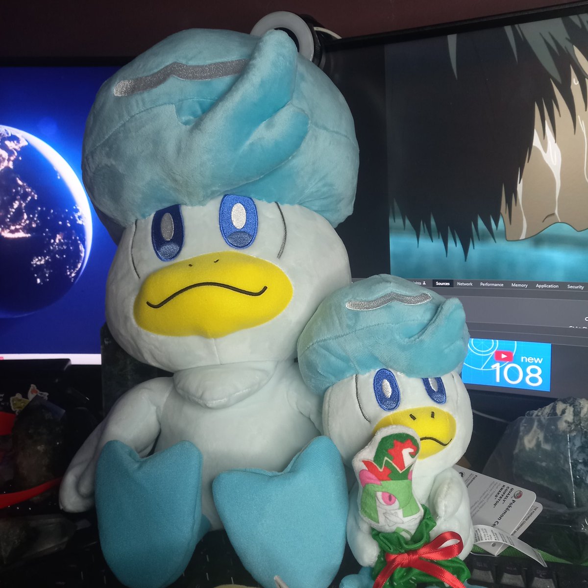 Azwanxious's tweet image. Look what came in the mail today. A gift that I did not expect. Thank you so much. 
😳 #quaxly #Pokemonscarletviolet #pokemoncenter