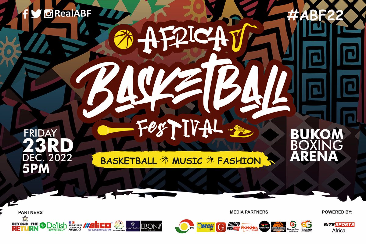 SpriteBall's tweet photo. Ghana, Nigeria, USA and France in basketball action, music and fashion show. This will be 🔥🔥🔥🔥. Follow @realabf for more 

##ABF22 https://t.co/lBGFIcMdtI