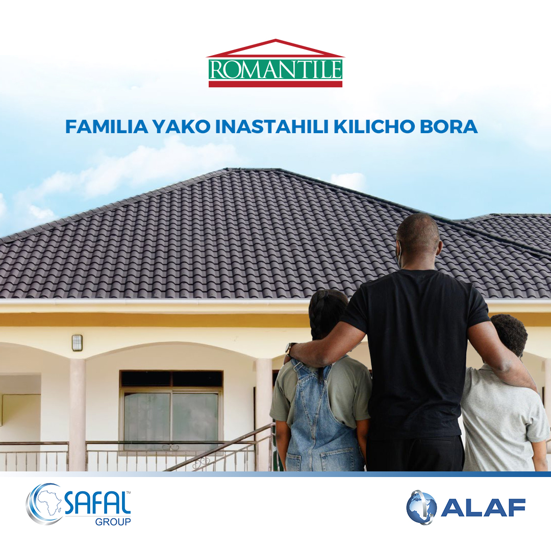 alaf_ltd's tweet photo. Kama kweli unawapenda, utawapa kilicho bora kwa kuezeka na #ROMANTILE
#HapaNiNyumbani #ukiwekaumeweka #alaflimited #alaf #mabati #safal #tanzania #chaguaalaf #roofing #roofingsupplies https://t.co/aKkbVG5huu