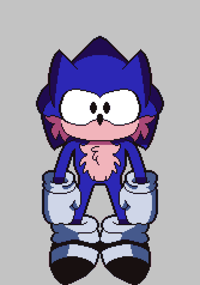 Sonic.EXE form 3 (Sonic EXE/Sally EXE animations) by GstarU on