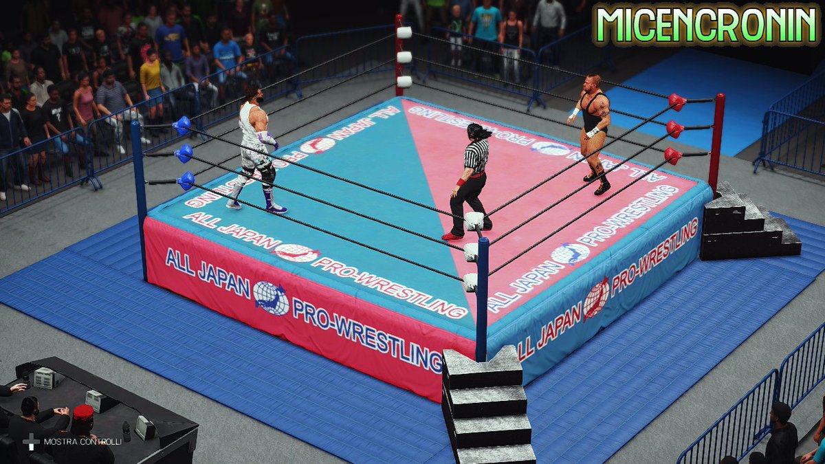 AJPW arena mixed '90s-'93s #WWE2K19 #modding #ajpw