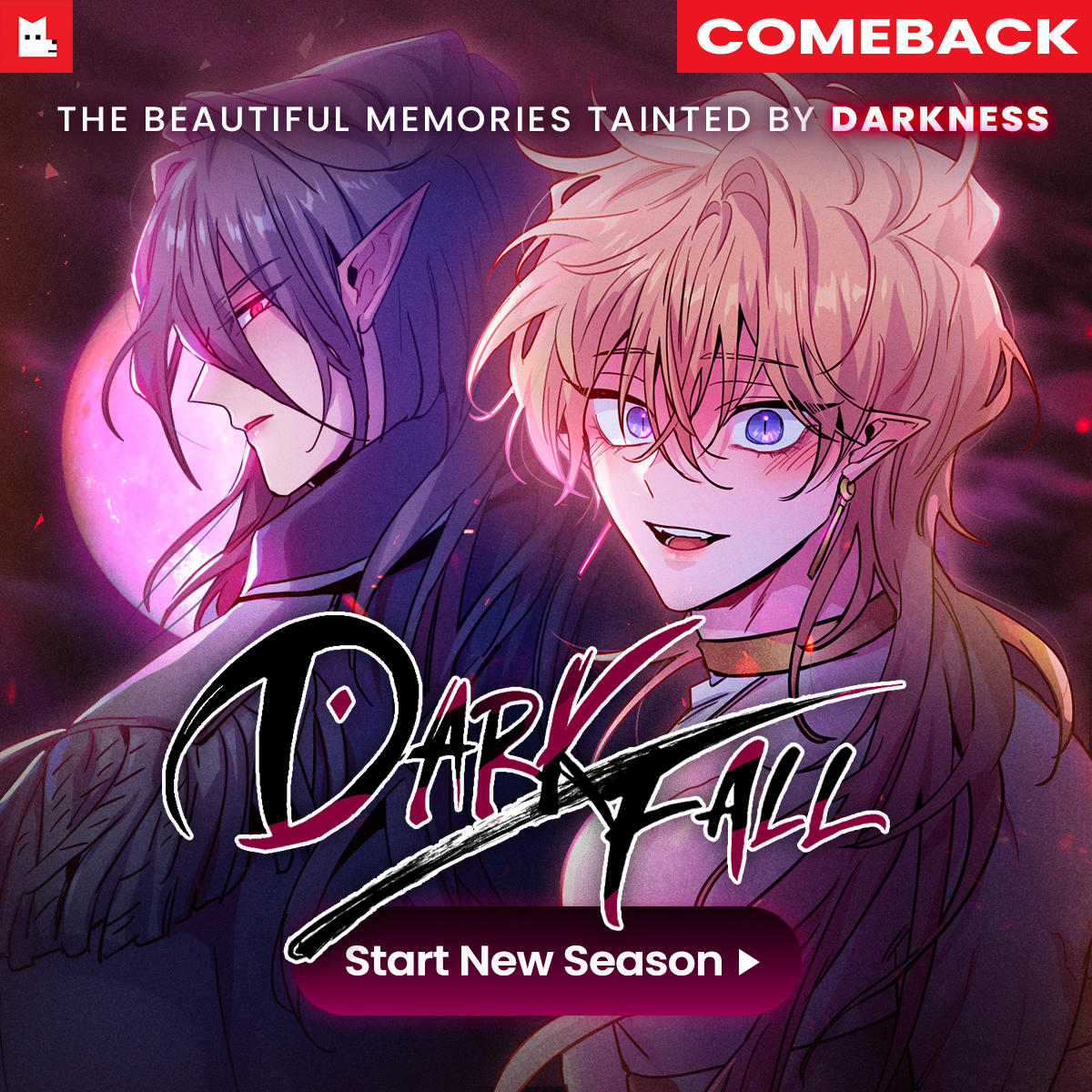 Dark Fall Chapter 23 LEZHIN COMICS on Twitter: "😈𝘾𝙤𝙢𝙚𝙗𝙖𝙘𝙠😈It's about to get steamier than