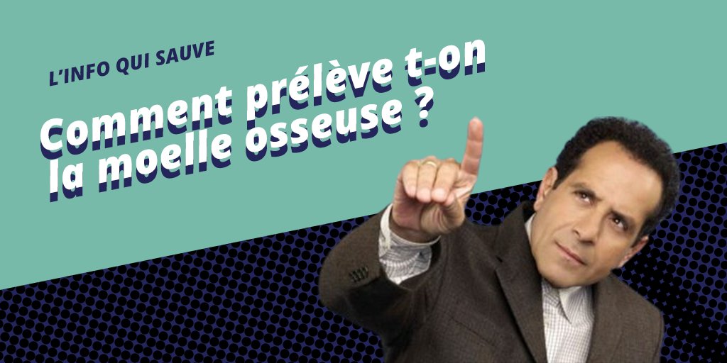 Comment est prélevée la moelle osseuse nécessaire à la greffe ? 

🔸80% des dons se font par cytaphérèse : c'est un prélèvement dans le sang.
🔸20% des dons se font par ponction intra-osseuse.

Retrouvez plus d'informations ici : bit.ly/3kBUdAr