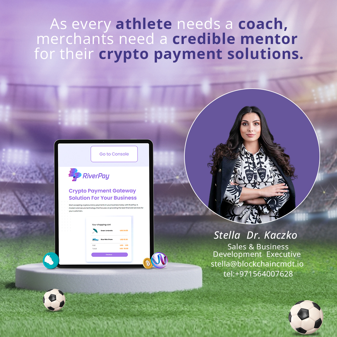 riverpay_io's tweet photo. As every athlete needs a coach, merchants need a credible mentor for their crypto payment solutions.
Come to us! RiverPay will help you integrate crypto payments into your business.
Learn more: https://t.co/XQxrCzwHV4

#riverpay #Bitcoin #easypay #etherium #USDT https://t.co/dlZORNL93J