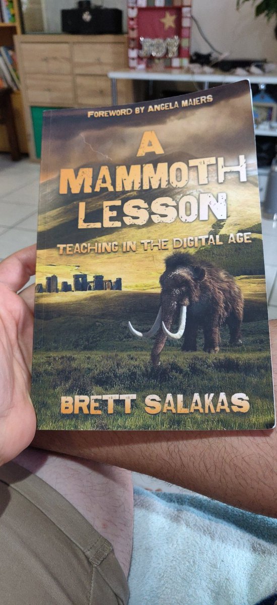 HostBrian's tweet image. @MRsalakas I am finding your rawness refreshing. What I am reading matches who I have known for many years. TY for compiling your thoughts &amp;amp; articulating them well. Reading #aMammothLesson while on holidays is reenergising after a year of challenge. #aussieED #MammothLearning