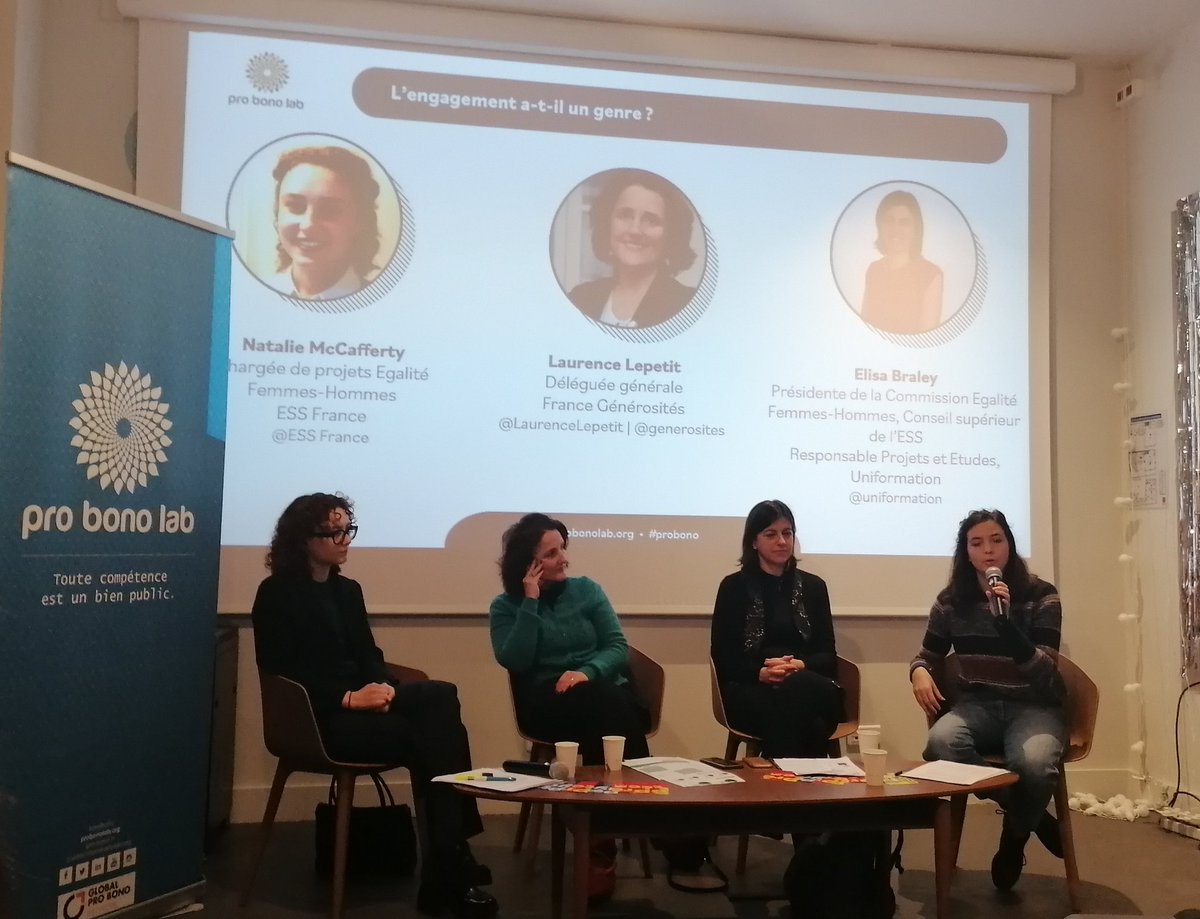 🧐L #engagement a-t-il un genre ? Faisons le point avec Elisa Braley <a href="/ESS_France/">ESS France</a> <a href="/Lolepetit/">Laurence Lepetit</a> <a href="/generosites/">France générosités</a> <a href="/ProBonoLab/">Pro Bono Lab</a>