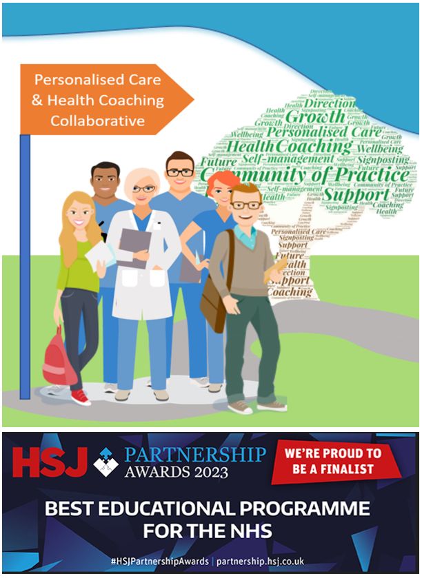 I’m proud to be a Trainer/ Facilitator within the SW Collaborative and  Personalised Care &amp; Health Coaching Programme, delivering practice changing learning as a finalist in the HSJ Partnership Awards 2023 for the Best Educational Programme. #HSJPartnershipAwards <a href="/Pers_Care/">Personalised Care</a>