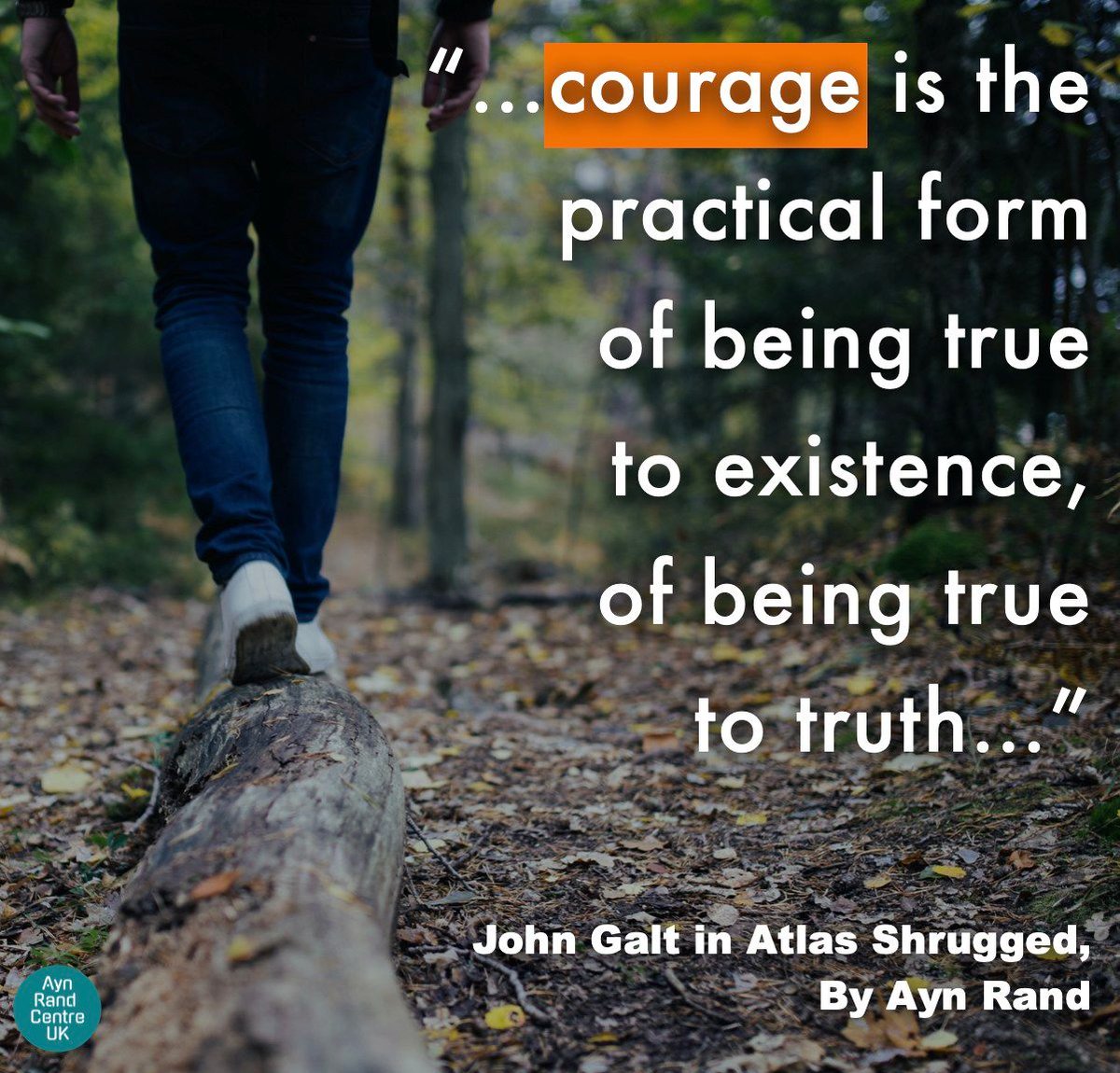 aynrandcentre's tweet photo. #courage #objectivism https://t.co/uiLh8fBUfK