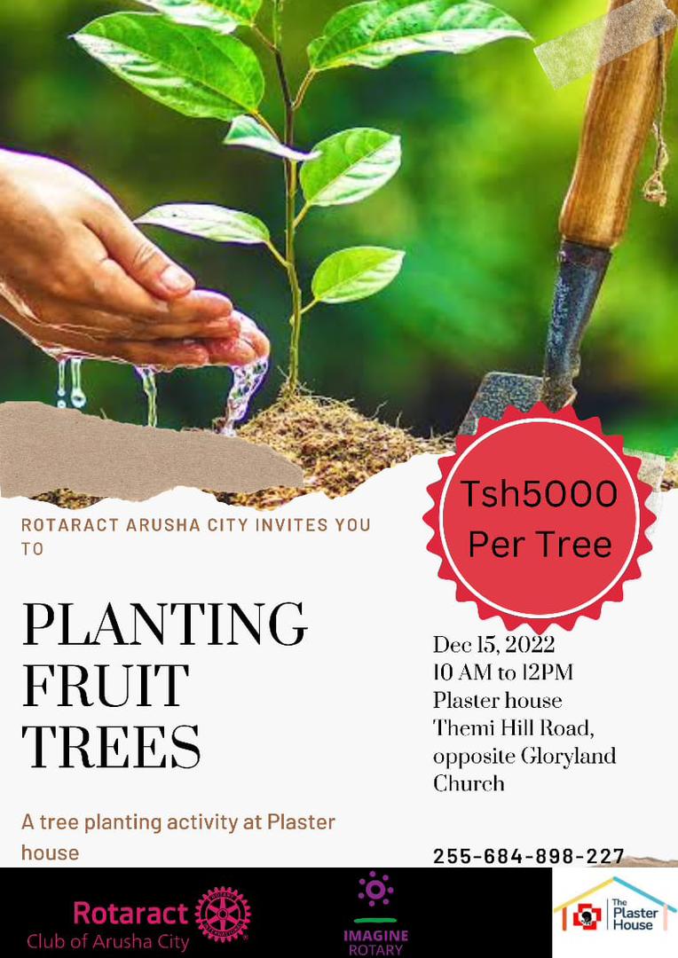 Hello you're all welcome for fruit 🍓  Tree planting