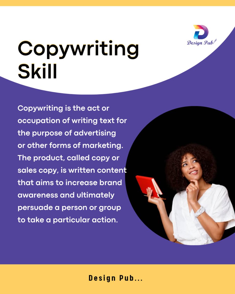 DesignPubb's tweet photo. Are you an aspiring Copywriter? Then you should read this...
#designpub #copywriting #copywriters #upwork #fiverr #digitalskill #AAA2022 https://t.co/tz5ozX6yoE