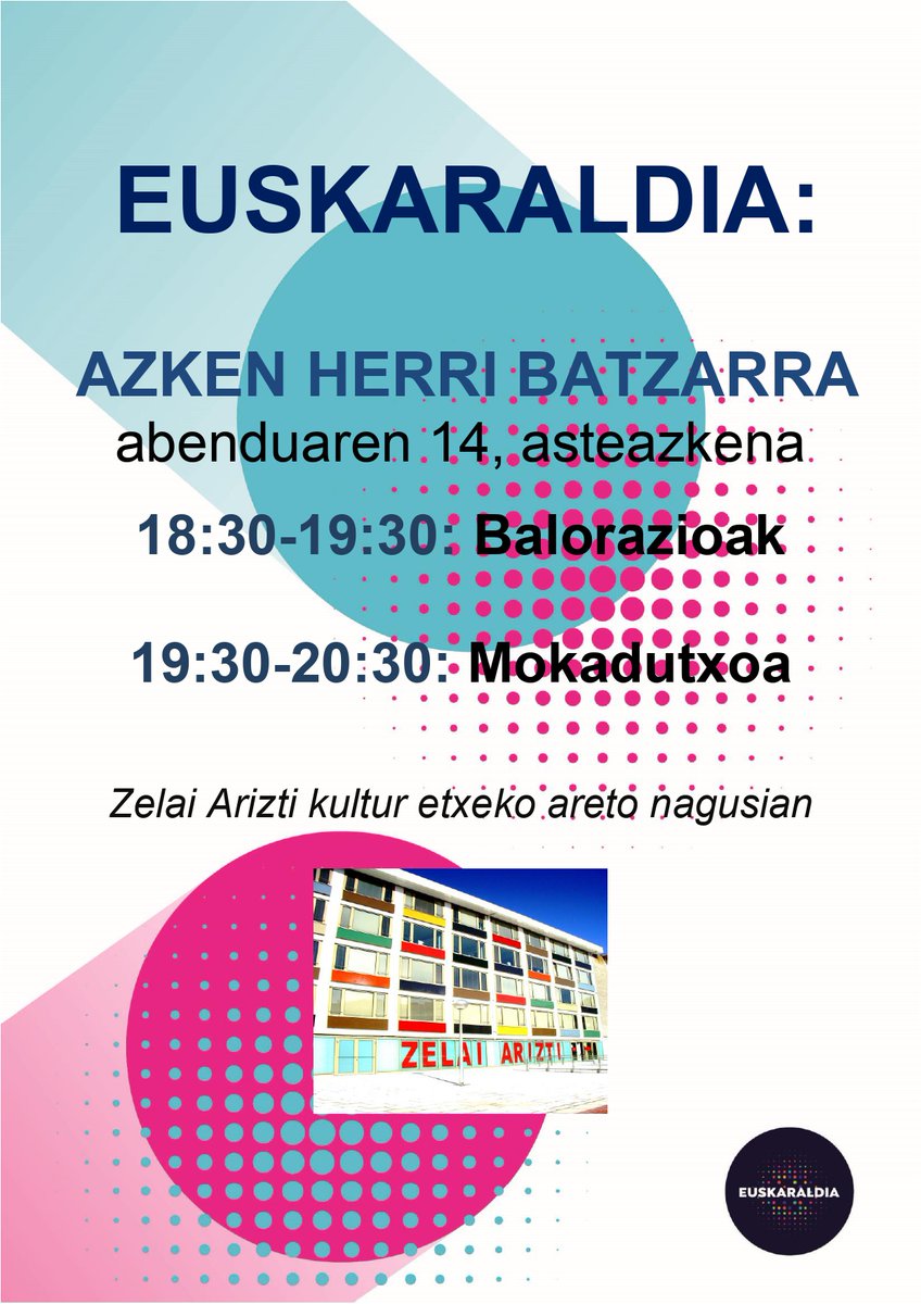 Gaur izango da Urretxu-Zumarragako azken herri batzarra!!

Animatu!