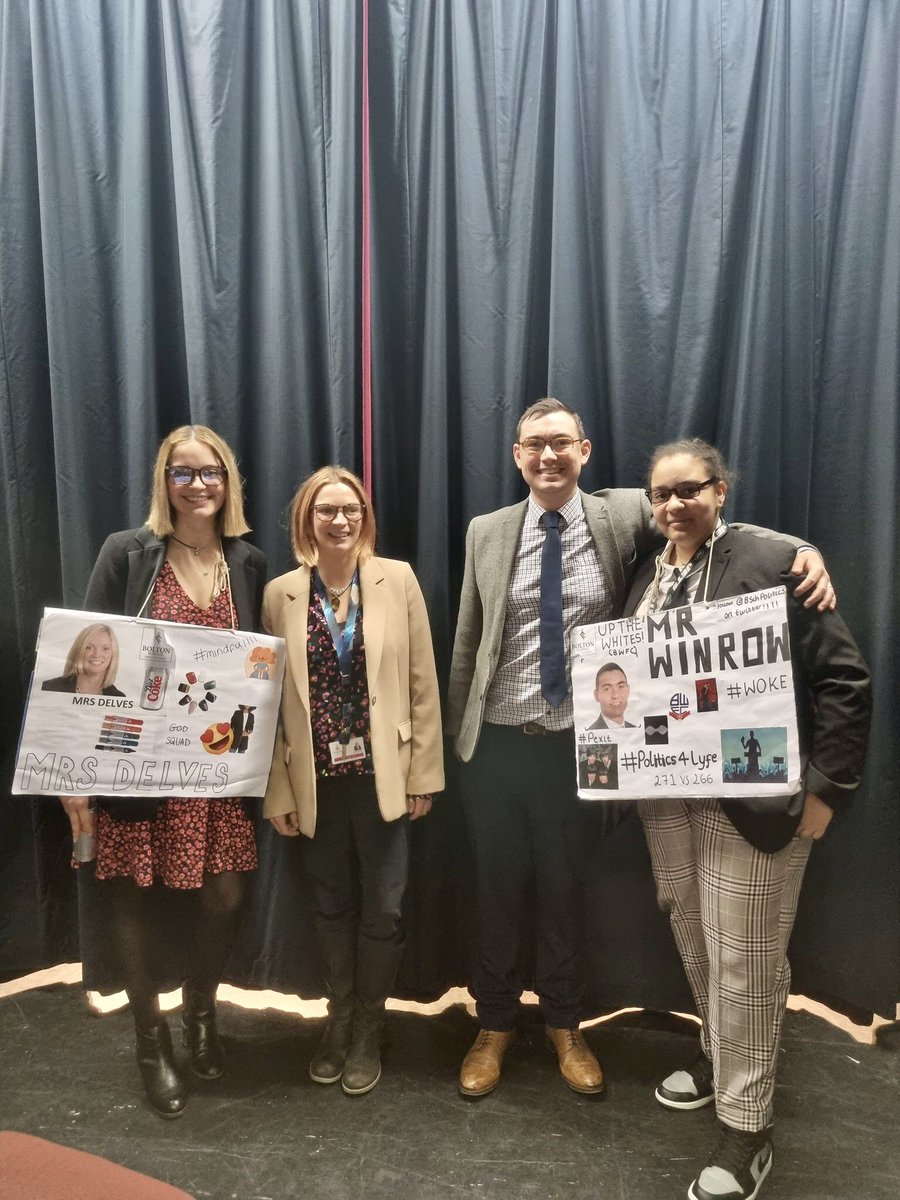 All five performances of this year’s Prefects’ Panto done! Thank you for all your donations, they’re going to <a href="/PAPYRUS_Charity/">PAPYRUS</a> and it’s great that we can support them this way. <a href="/LynneDKyle/">Lynne Kyle</a> <a href="/MrsTDelves/">Tessa Delves</a> <a href="/BSGD6thForm/">Bolton School Girls’ Division Sixth Form</a> <a href="/BoltonSch/">Bolton School</a> <a href="/Philip_Britton/">Philip Britton MBE</a>