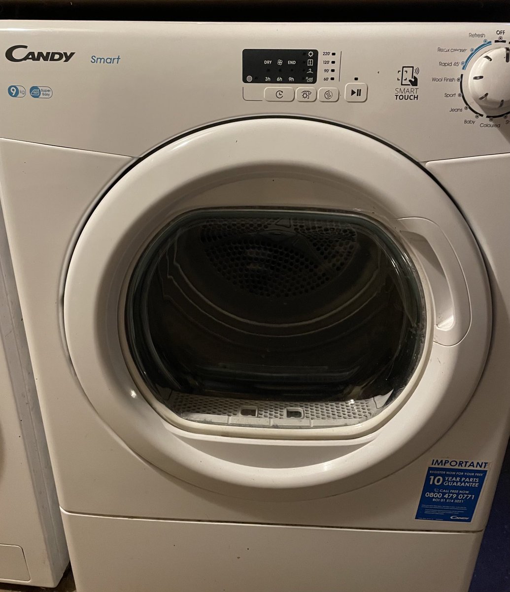 ⁦<a href="/AppliancesCandy/">Candy Appliances</a>⁩ less than a year old tumble dryer ‘not fit for purpose’ doesn’t dry clothes. 3+ cycles still not dry duvet cover. Engineer says single direction doesn’t work. Over to you.