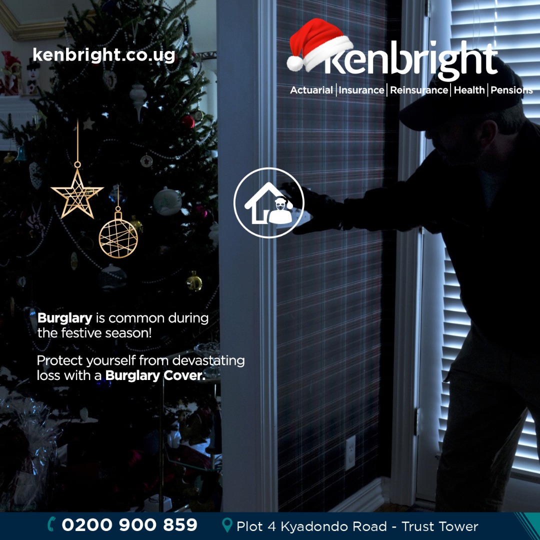 KenbrightUG's tweet photo. Shield yourself from burglary this festive season!

Get that Burglary Cover.

Visit us for all your personalised insurance needs.

Reach us on https://t.co/xqkd8mGuko
or call 0200 900 859 

#Kenbright #Insuranceuganda #InsuranceToday  #WorldCup2022 https://t.co/R6r0ix75VH