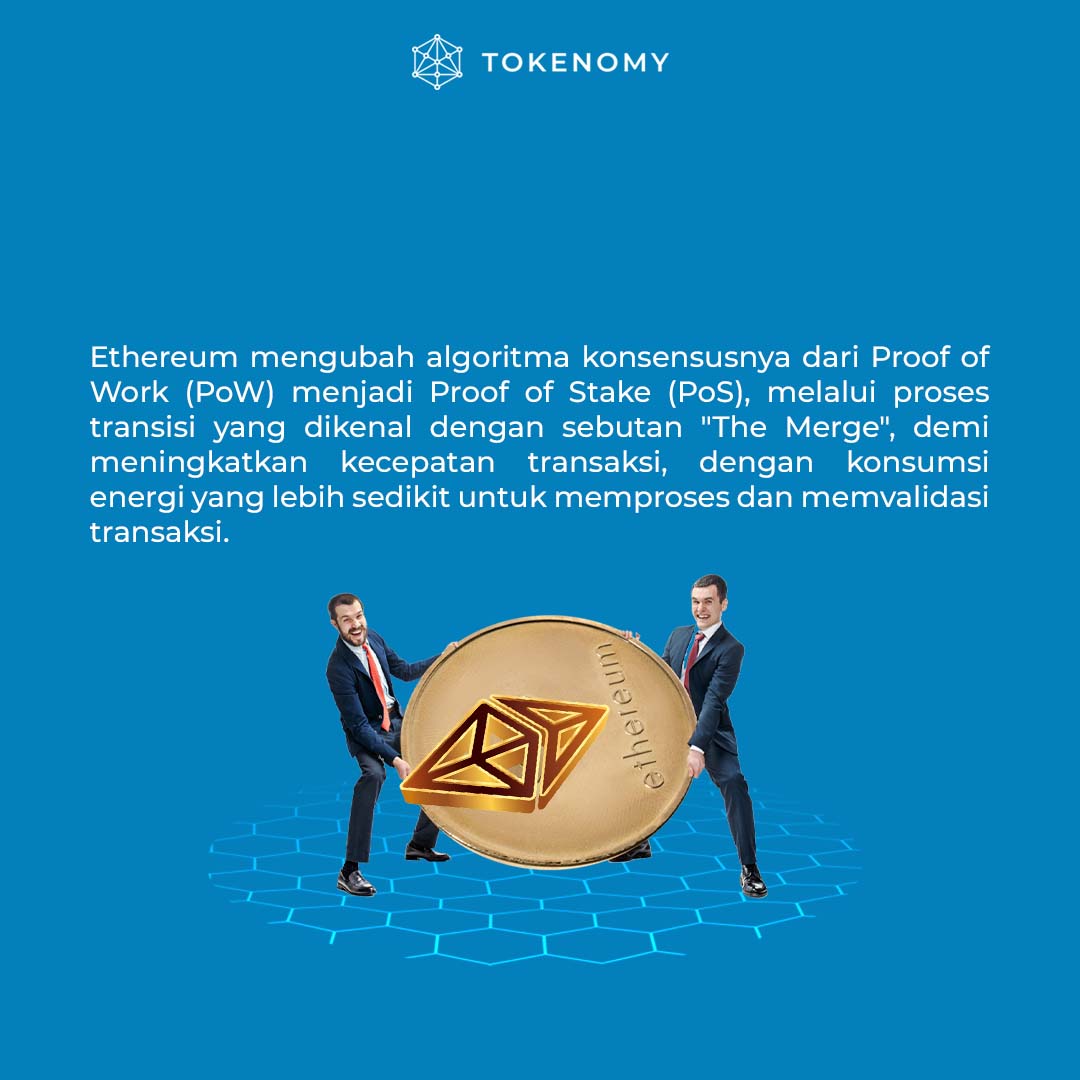 Tokenomy_id's tweet photo. Anda dapat membaca lebih lanjut di referensi kami untuk lebih memahami #Ethereum. #ETH #ether #vitalikbuterin #edukasiblockchain #edukasikripto #asetkripto #matauangkripto #themerge #mergeethereum #proofofstake https://t.co/8sZcFqNyLU