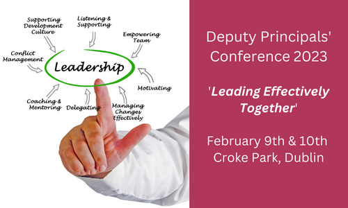 IPPN_Education's tweet photo. Registration is now open for the IPPN Deputy Principals' Conference 2023. 

To register➡️ https://t.co/MOSSVPYCJl https://t.co/DA90MPTbW3