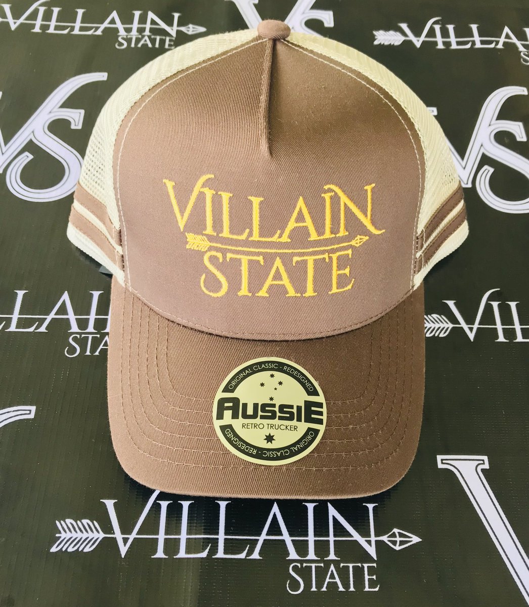 The new VillainState caps look great. Website opening soon. Do you like them? #VillainState