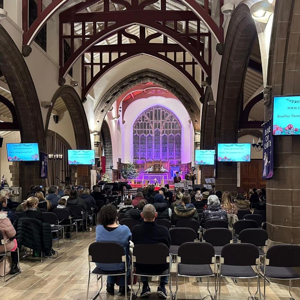 byrchall's tweet photo. The Family Carol Service last night included readings and performances from our students. Well done, everyone πΆ
#byrchallhighschool #byrchall #carolservice #christmas #teambyrchall https://t.co/nWALJh8uUa