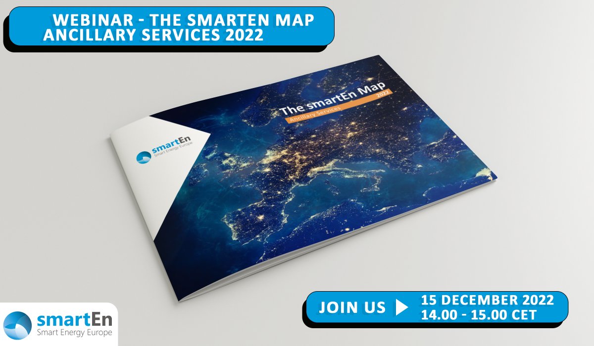 Our 2022 Map analyses the ancillary services available in 21 European countries &amp; looks into:

☑️available services
☑️their participation requirements
☑️the market composition
☑️upcoming legislative changes by country

Join our webinar tomorrow!
🕐14h00
🎫bit.ly/3V6TGXE