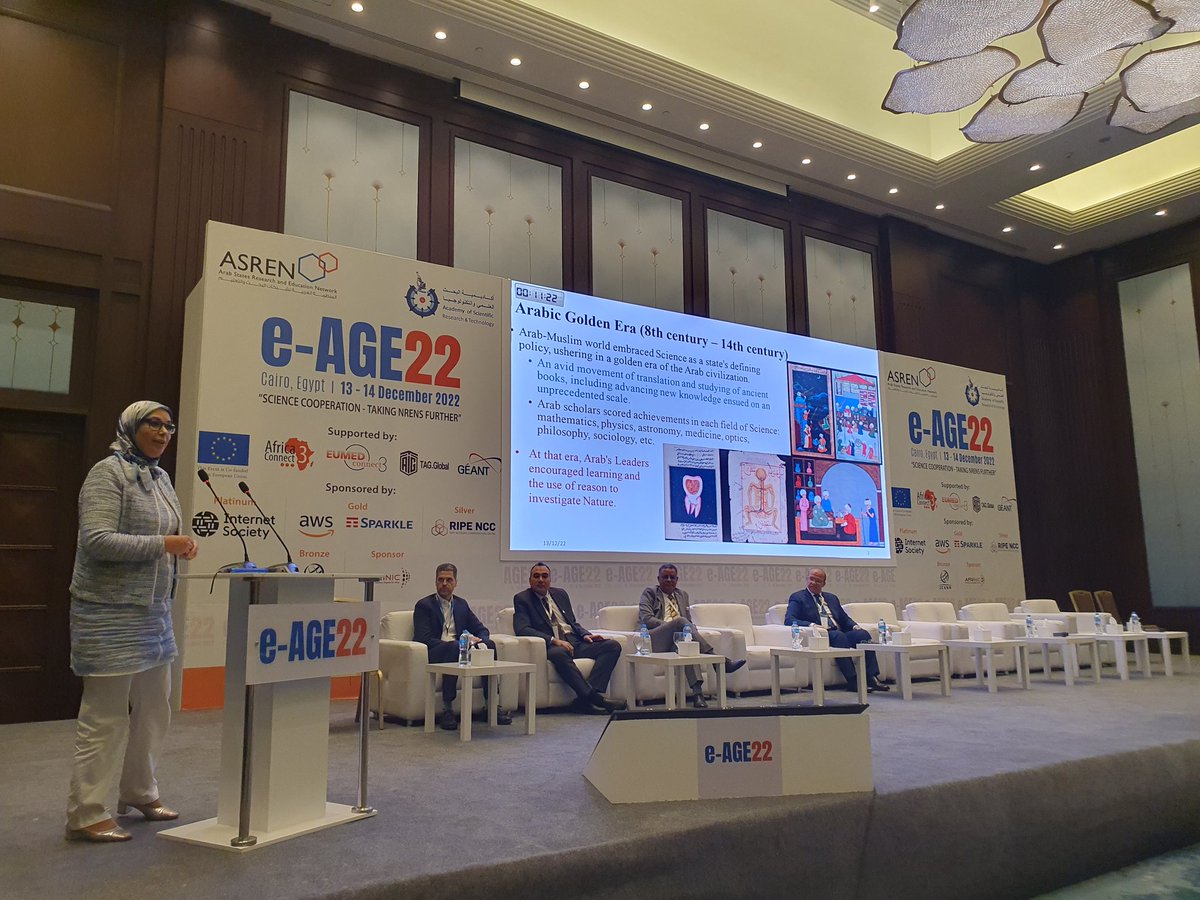ASRENorg's tweet photo. Prof. Farida Fassi from @um5rabat talks about the role of physics as catalyst for enormous scientific #innovation and science as an opportunity for inclusive global #collaboration! #eAGE22 #WomenInSTEM https://t.co/Xjiw1vKg93