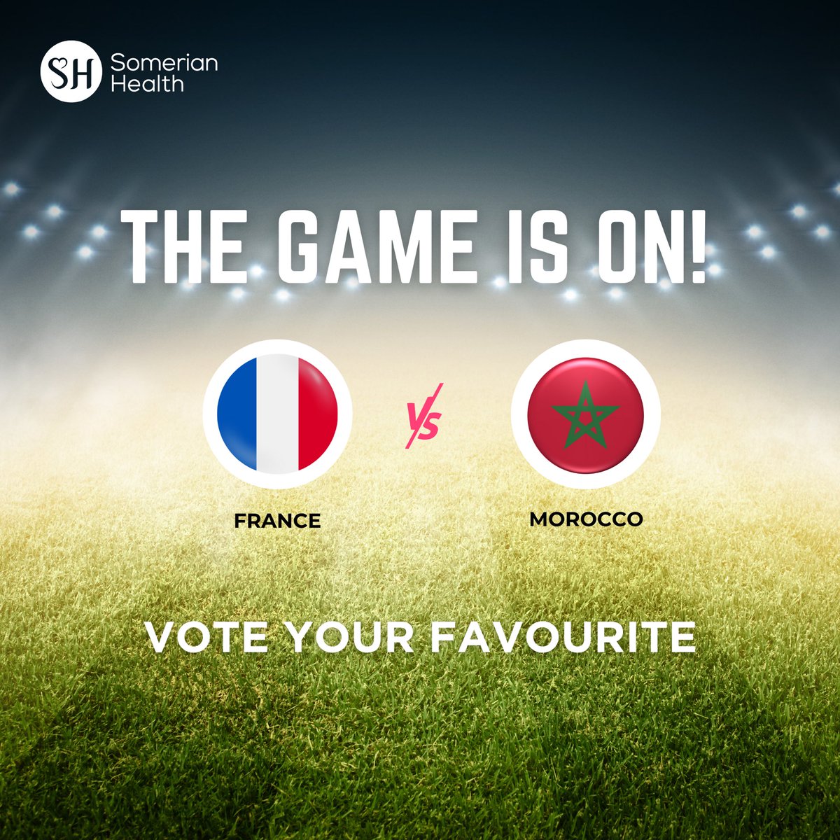 SomerianH's tweet photo. 🇨🇵 France vs 🇲🇦 Morocco
#fifa2022qatar #Soccer #france2022  #morocco2022 #AbuDhabi #Purehealth #SomerianHealth #SomerianHealthUAE #SomerianHospitalsAbuDhabi #UAEHospitals #HospitalsInUAE #WeCareBetter #YourLifeOurLife #somerian #somerianH #somerian_health_com #achcc_ae #ACHCCUAE https://t.co/YLA85il6gC