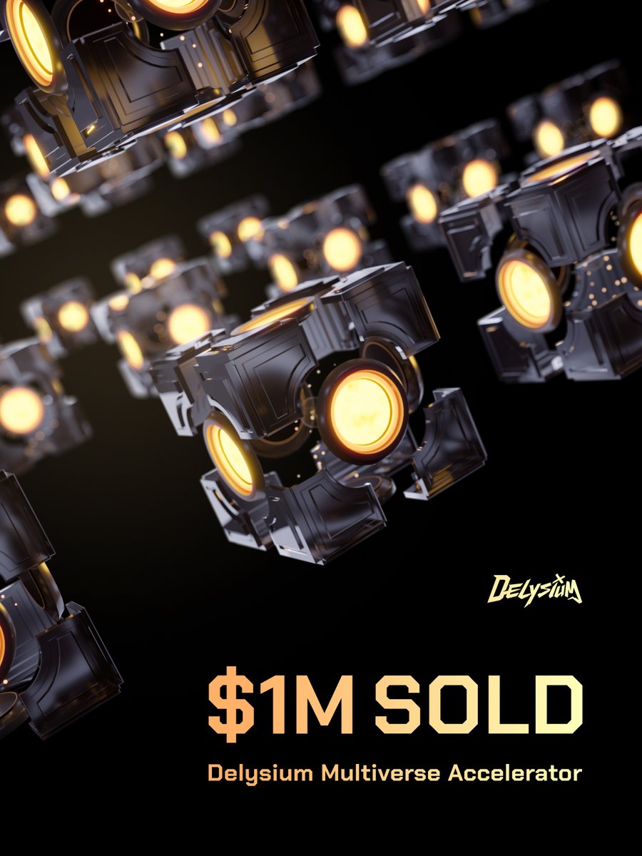 The_Delysium's tweet photo. We have officially reached $1M in sales with more than 1,000 DMAs sold 🔥

Another milestone is very close. Currently, we are at 1,490, and 1,500 is just hours away. 

Buy DMA now at: https://t.co/GsfnwmnHSv

#dma #delysium https://t.co/sEGgYKN0ro
