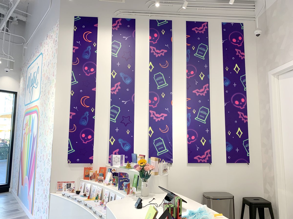 KenduInStore's tweet photo. Wicked textiles to die for!
 
Check out our collaboration with @lovepop for their California store. Our #neon printed textiles were perfect to celebrate Halloween.
 
Spook-tacular!

#neonprinting #retaildisplays #retailsolutions #kendu #usa https://t.co/EFYQZgID7J
